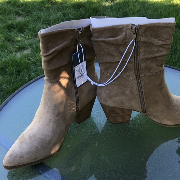 Universal thread new ankle boots memory foam taupe - Picture 7 of 9